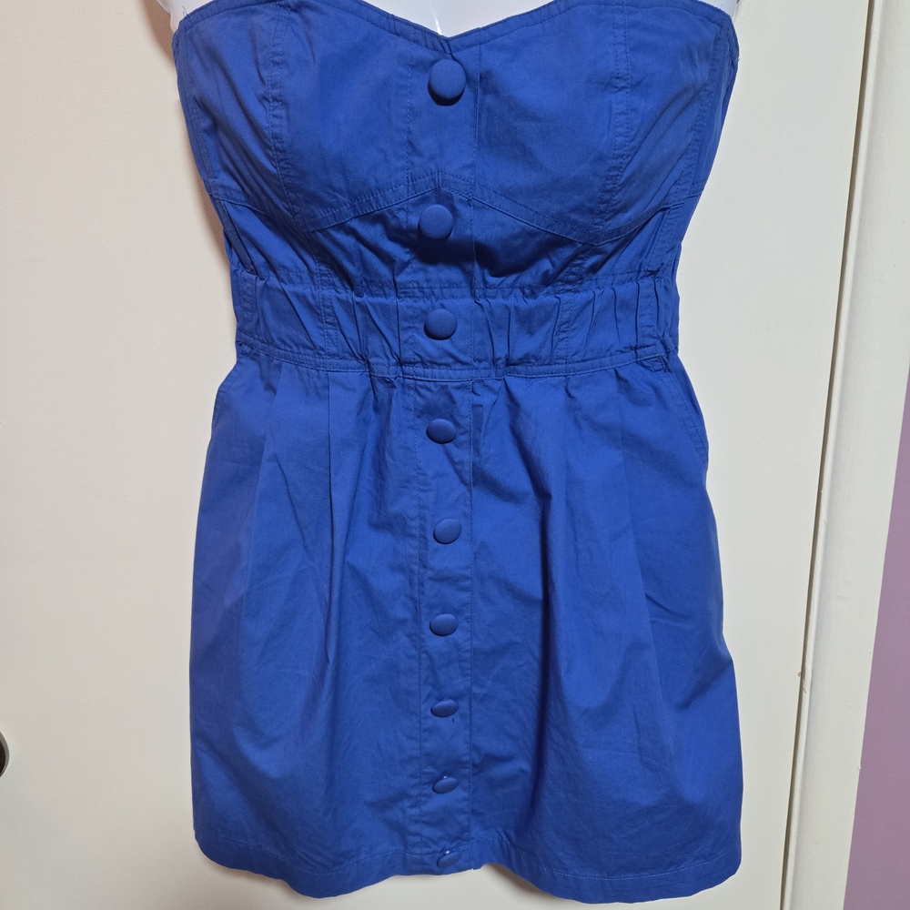 Forever 21 Royal Blue Strapless Dress